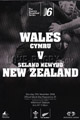 Wales v New Zealand 2006 rugby  Programme